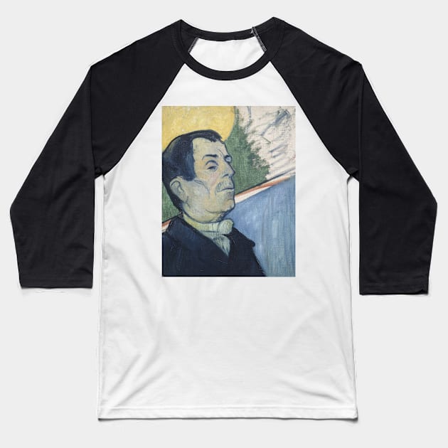 Portrait of a Man by Paul Gauguin Baseball T-Shirt by Classic Art Stall